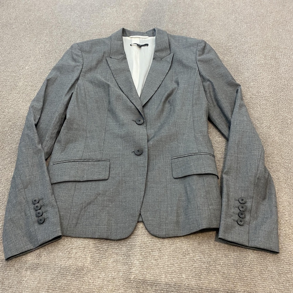 Hugo Boss Gray Women's Blazer Suit Jacket